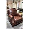 Image 1 : STUDDED LEATHER RECLINER