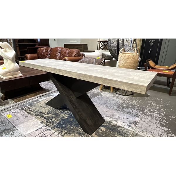 MODERN WOOD HALL TABLE 72" X 20" X 30"