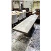 Image 3 : MODERN WOOD HALL TABLE 72" X 20" X 30"