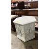 Image 3 : HEXAGONAL WOOD CABINET 24" X 24" X 23"
