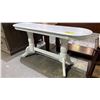 Image 1 : OVAL WOOD HALL TABLE 54" X 16" X 26"
