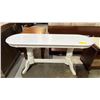 Image 2 : OVAL WOOD HALL TABLE 54" X 16" X 26"