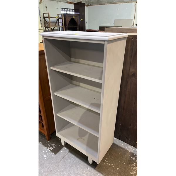 5-TIER WOOD BOOKSHELF 23" X 12" X 26"