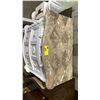 Image 3 : ORNATE FLORAL MOTIF MARBLE TOP 3-DRAWER NIGHT STAND 34" X 20" X 34"