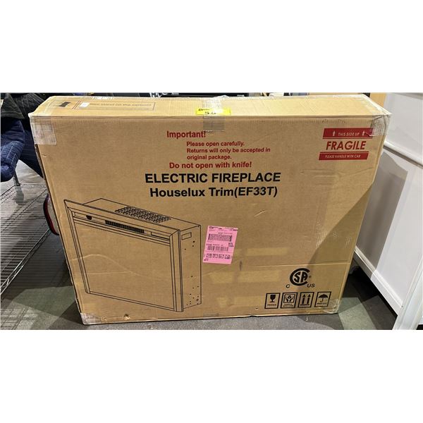 *NEW IN BOX* HOUSELUX TRIM 33 ELECTRIC FIREPLACE