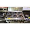 Image 2 : FORNO COMMERCIAL STAINLESS STEEL GAS STOVE WITH OVEN & BACKSPLASH