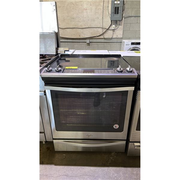 WHIRLPOOL GOLD SERIES STAINLESS STEEL ELECTRIC STOVE WITH CONVECTION OVEN