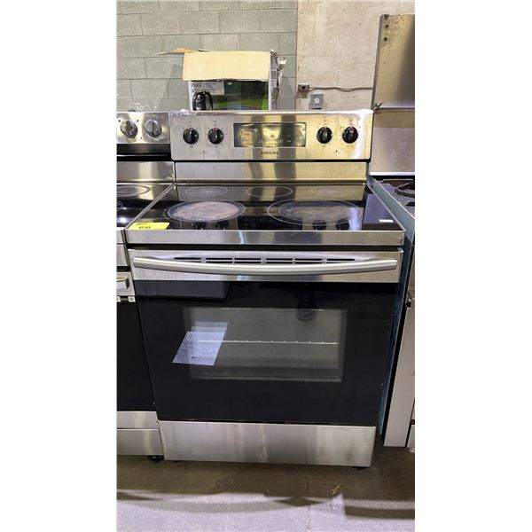 SAMSUNG STAINLESS STEEL ELECTRIC STOVE WITH OVEN
