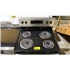 Image 2 : WHIRLPOOL STAINLESS STEEL ELECTRIC COIL TOP STOVE WITH OVEN