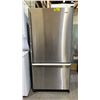 Image 1 : KENMORE STAINLESS STEEL SWING OUT FRIDGE WITH ROLLOUT FREEZER 32.5"W