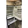 Image 2 : KENMORE STAINLESS STEEL SWING OUT FRIDGE WITH ROLLOUT FREEZER 32.5"W