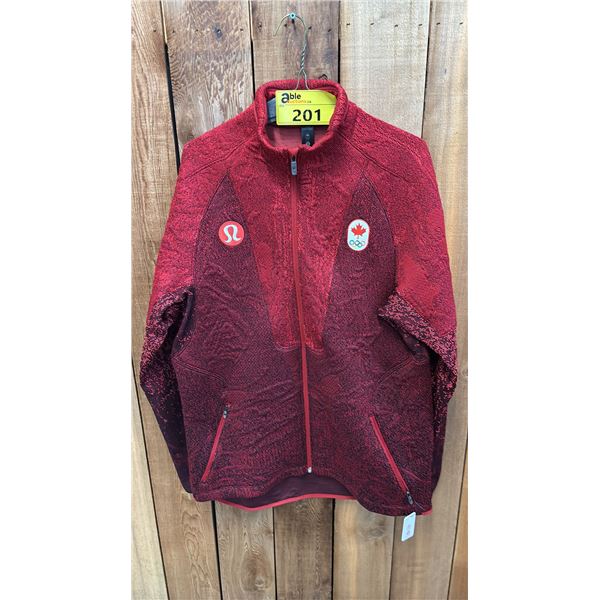 MEN'S LULULEMON SIZE L TEAM CANADA OLYMPIC 2026 TRACK JACKET *WITH TAG*