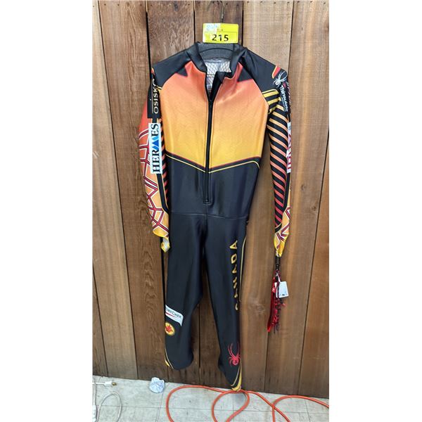 MEN'S SIZE M SPYDER CANADA ALPINE SKI TEAM ONE-PIECE RACE SPEED SUIT