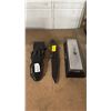 Image 2 : NIMRAVUS BENCHMADE KNIFE WITH SHEATH & KITCHEN IQ SHARPENING STONE