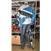 Image 2 : SELECT LEATHERS 2 PIECE MOTORCYCLE RACING SUIT