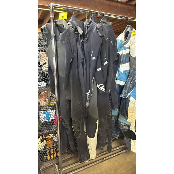 (6) ASSORTED WET SUITS