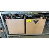 Image 1 : 2 BOXES OF ASSORTED ITEMS INCLUDING SHOES, SURF BOARD WAX, CLOTHING AND MORE