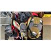 Image 3 : 2 BOXES OF ASSORTED ITEMS INCLUDING SHOES, SURF BOARD WAX, CLOTHING AND MORE