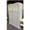 Image 1 : VINTAGE CREAM 2 DOOR WOODEN WARDROBE