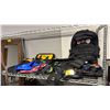 Image 1 : SHELF OF ASSORTED BACKPACKS, TOOL BAGS, KNEE PADS & MORE