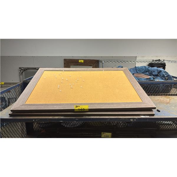 (2) CORK BOARDS: APPROX. 29" X 41"
