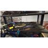 Image 1 : SHELF OF TENNIS RACKETS, TENNIS BALLS, STARFRIT BODY WEIGH SCALE & MORE