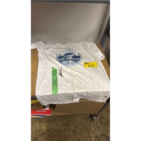 WORLD SURF LEAGUE T-SHIRT SIGNED BY JULIAN WILSON: SIZE M