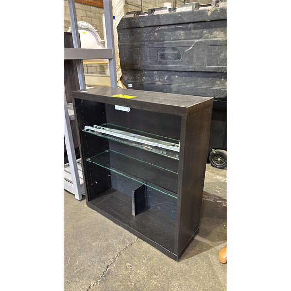 3 SHELF WOODEN STORAGE CABINET