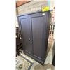Image 1 : 2 DOOR WOODEN STORAGE CABINET
