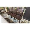 Image 1 : 8 WOODEN DINING SIDE CHAIRS