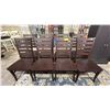 Image 2 : 8 WOODEN DINING SIDE CHAIRS