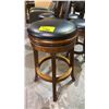 Image 1 : BAR HEIGHT PADDED SWIVEL STOOL