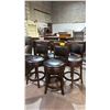 Image 1 : (4) COUNTER HEIGHT SWIVEL BAR STOOLS