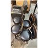 Image 3 : (4) COUNTER HEIGHT SWIVEL BAR STOOLS