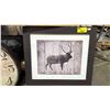 Image 1 : FRAMED PRINT OF CARIBOU