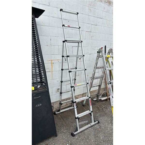 TELESTEPS 8' TELESCOPING COMBINATION STEP LADDER