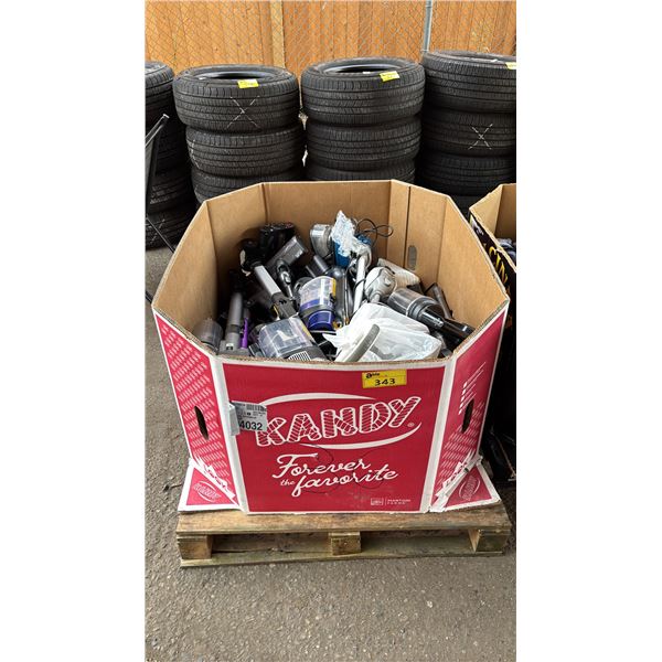 PALLET OF ASSORTED VACUUMS