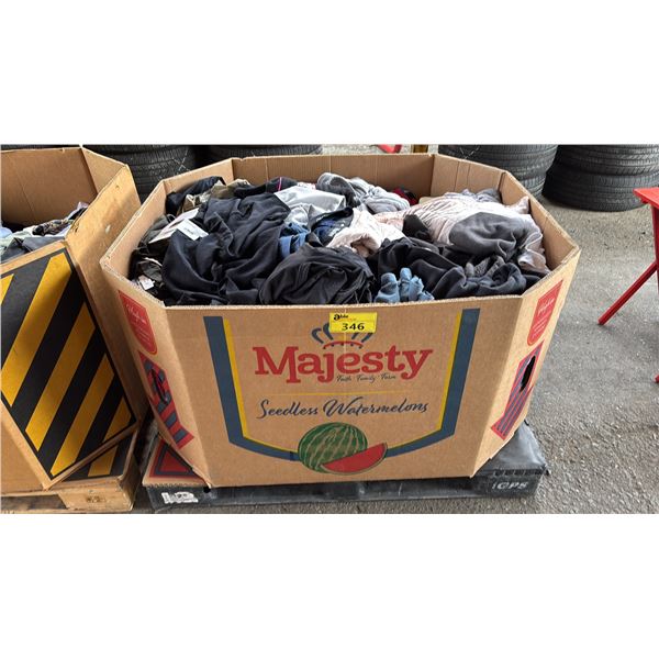 PALLET OF ASSORTED CLOTHING