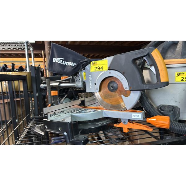 EVOLUTION POWER TOOLS RAGE3 10-INCH MULTIPURPOSE SLIDING COMPOUND MITER SAW