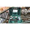 Image 2 : SHELF OF ASSORTED ITEMS INCLUDING METABO HPT 18- GAUGE BRAD NAILER KIT WITH HARD CASE , TOOL BOX