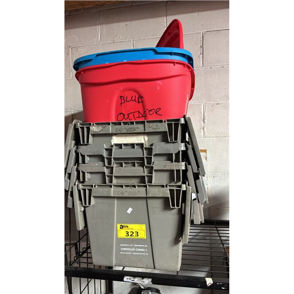 ASSORTED BINS