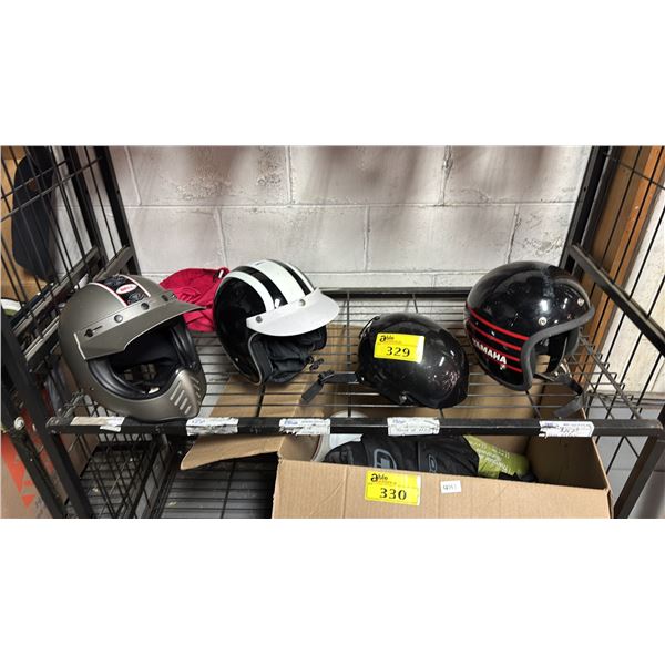 ASSORTED HELMETS