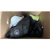 Image 2 : BIN OF ASSORTED MOTORCYCLE CLOTHING GEARS
