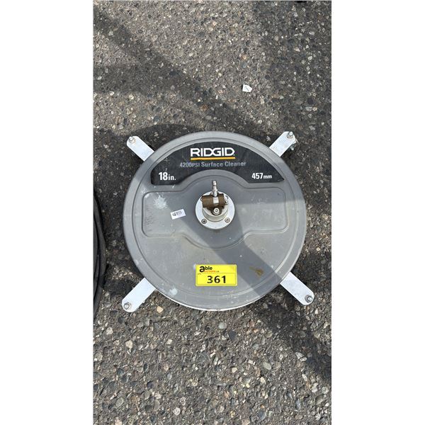 RIDGID 4200 PSI 18" SURFACE CLEANER