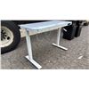 Image 1 : SEVILLE CLASSICS AIRLIFT ELECTRIC HEIGHT ADJUSTABLE DESK WITH POWER CORDS