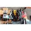 Image 3 : PALLET OF ASSORTED ITEMS INCLUDING; YAMAHA OUTBOARD MOTOR, BOAT FUEL TANK, RECIPROCATING SAW,