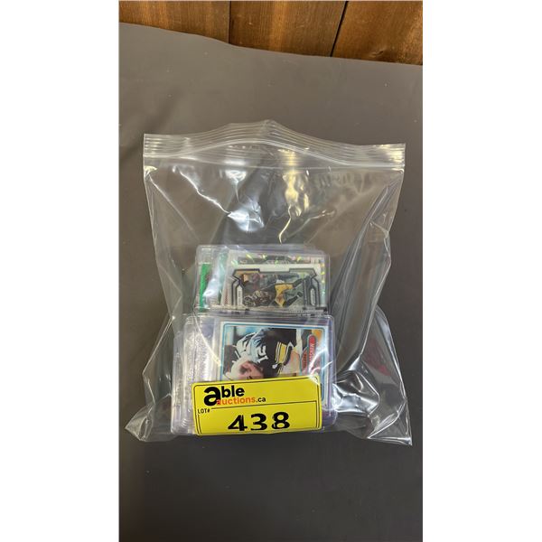 BAG OF ASSORTED FOOTBALL CARDS