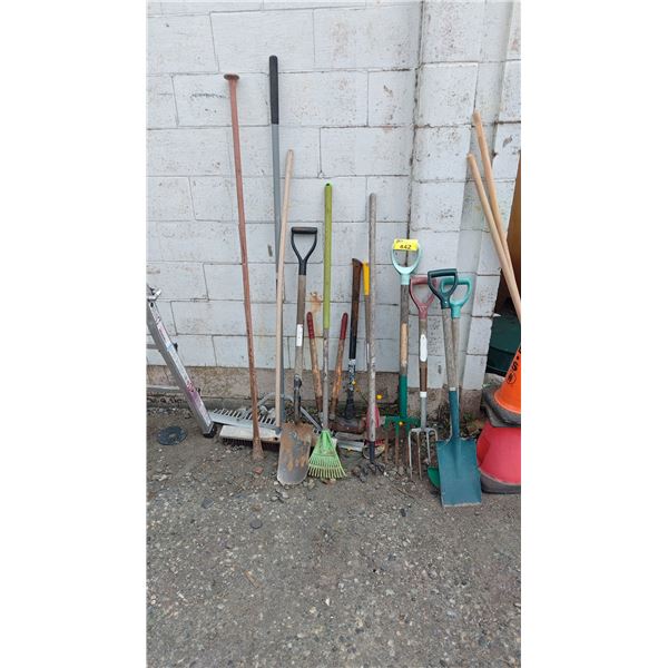 ASSORTED LAWN & GARDEN TOOLS