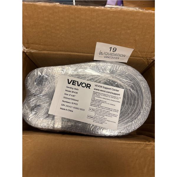 Brand New Sanding Belts 4"x36" (10 PCS)