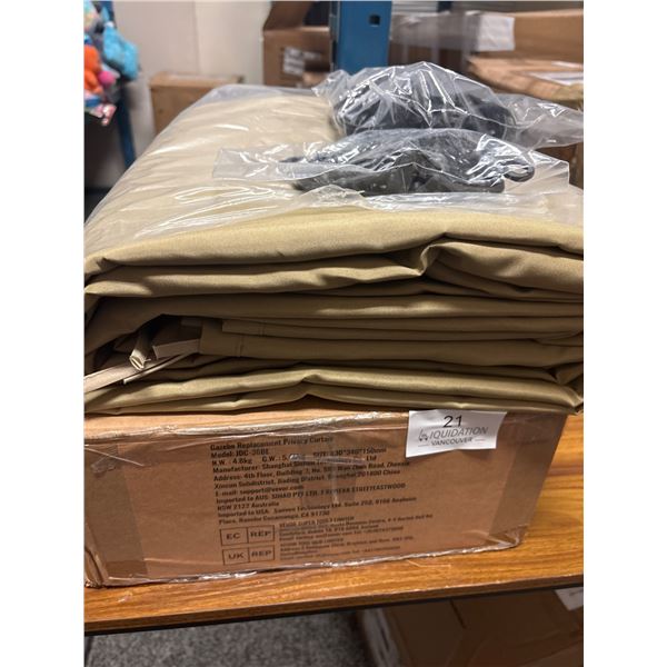 Brand New Gazebo Replacement Privacy Curtain JDC-36BE